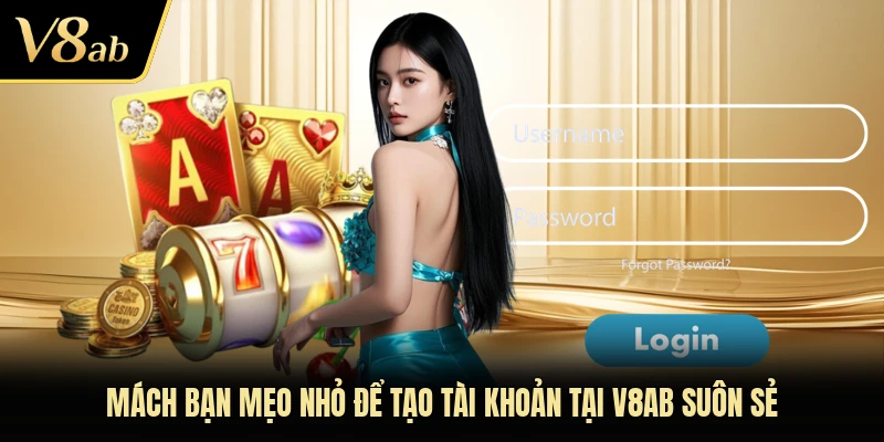 Mách bạn mẹo nhỏ để tạo tài khoản tại V8AB suôn sẻ